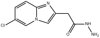 2-(6-Chloroimidazo[1,2-a]pyridin-2-yl)acetohydrazide 구조식 이미지