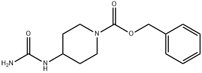 Benzyl 4-[(aminocarbonyl)amino]-piperidine-1-carboxylate Structure