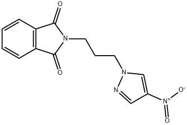 2-[3-(4-Nitro-1H-pyrazol-1-yl)propyl]-1H-isoindole-1,3(2H)-dione Structure