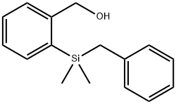 [2-(Benzyldimethylsilyl)phenyl]methanol Structure