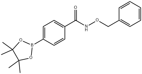N-Benzyloxy-4-(4,4,5,5-tetramethyl-[1,3,2]dioxaborolan-2-yl)-benzamide Structure