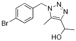 1-[1-(4-Bromobenzyl)-5-methyl-1H-1,2,3-triazol-4-yl]ethan-1-ol 구조식 이미지