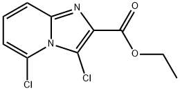 3,5-Dichloroimidazo[1,2-a]pyridine-2-carboxylic acid ethyl ester Structure