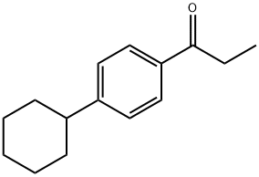 1-(4-CYCLOHEXYLPHENYL)PROPAN-1-ONE Structure