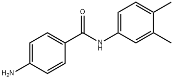 4-AMINO-N-(3,4-DIMETHYLPHENYL)BENZAMIDE Structure