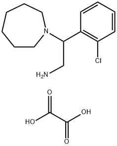 2-AZEPAN-1-YL-2-(2-CHLORO-PHENYL)-ETHYLAMINEHEMIOXALATE Structure