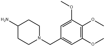 1-(3,4,5-TRIMETHOXYBENZYL)PIPERIDIN-4-AMINE 구조식 이미지