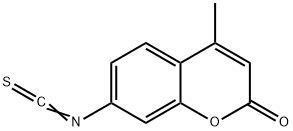 7-ISOTHIOCYANATO-4-METHYL-2H-CHROMEN-2-ONE 구조식 이미지