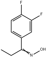 1-(3,4-difluorophenyl)propan-1-one oxime 구조식 이미지