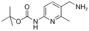 tert-butyl 5-(aminomethyl)-6-methylpyridin-2-ylcarbamate Structure