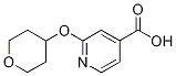 2-(tetrahydro-2h-pyran-4-yloxy)isonicotinic acid Structure