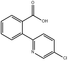 2-(5-chloro-2-pyridinyl)benzenecarboxylic acid Structure