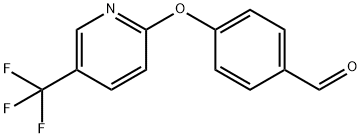 4-[5-(Trifluoromethyl)pyridin-2-yloxy]benzaldehyde Structure