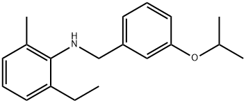 2-Ethyl-N-(3-isopropoxybenzyl)-6-methylaniline 구조식 이미지