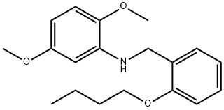 N-(2-Butoxybenzyl)-2,5-dimethoxyaniline Structure