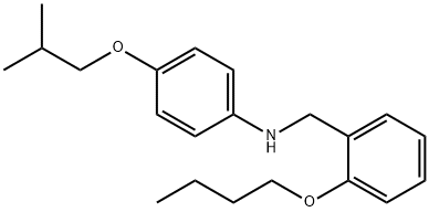 N-(2-Butoxybenzyl)-4-isobutoxyaniline 구조식 이미지