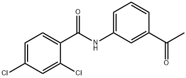 N-(3-Acetylphenyl)-2,4-dichlorobenzamide 구조식 이미지