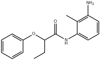 N-(3-Amino-2-methylphenyl)-2-phenoxybutanamide Structure