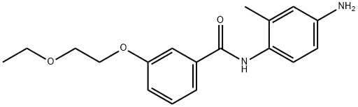 N-(4-Amino-2-methylphenyl)-3-(2-ethoxyethoxy)-benzamide 구조식 이미지