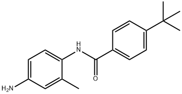 N-(4-Amino-2-methylphenyl)-4-(tert-butyl)benzamide 구조식 이미지