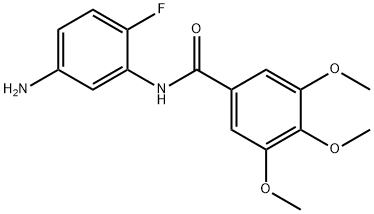 N-(5-Amino-2-fluorophenyl)-3,4,5-trimethoxybenzamide Structure