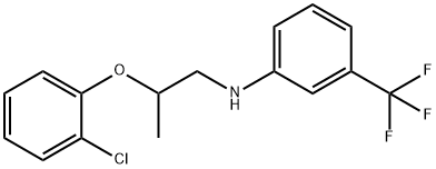 N-[2-(2-Chlorophenoxy)propyl]-3-(trifluoromethyl)aniline Structure