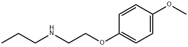 N-[2-(4-Methoxyphenoxy)ethyl]-1-propanamine 구조식 이미지