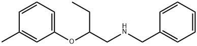 N-Benzyl-2-(3-methylphenoxy)-1-butanamine 구조식 이미지