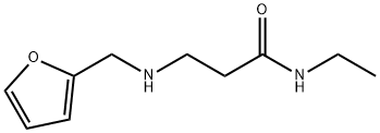 N-Ethyl-3-[(2-furylmethyl)amino]propanamide 구조식 이미지