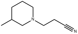 3-(3-methylpiperidin-1-yl)propanenitrile Structure