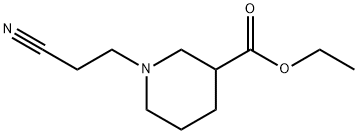 에틸1-(2-시아노에틸)피페리딘-3-카르복실레이트 구조식 이미지
