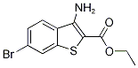 Ethyl  3-Amino-6-bromo-1-benzothiophene-2-carboxylate Structure