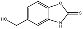 (2-mercapto-1,3-benzoxazol-5-yl)methanol 구조식 이미지