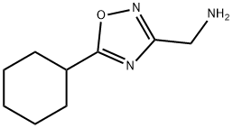(5-cyclohexyl-1,2,4-oxadiazol-3-yl)methylamine Structure