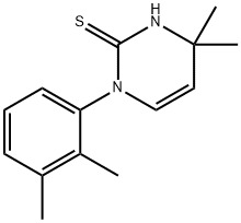 1-(2,3-dimethylphenyl)-4,4-dimethyl-1,4-dihydropyrimidine-2-thiol 구조식 이미지