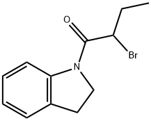 1-(2-bromobutanoyl)indoline Structure