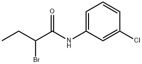 2-bromo-N-(3-chlorophenyl)butanamide 구조식 이미지