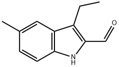 3-ethyl-5-methyl-1H-indole-2-carbaldehyde Structure