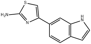 4-(1H-indol-6-yl)-1,3-thiazol-2-amine Structure