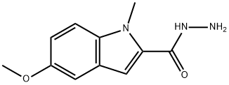 5-methoxy-1-methyl-1H-indole-2-carbohydrazide 구조식 이미지