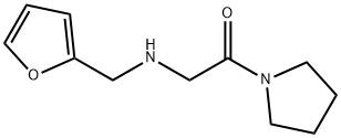 N-(2-furylmethyl)-N-(2-oxo-2-pyrrolidin-1-ylethyl)amine Structure