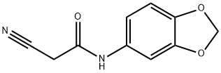 N-1,3-benzodioxol-5-yl-2-cyanoacetamide Structure