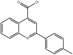 2-(4-methylphenyl)quinoline-4-carbonyl chloride Structure