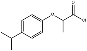 2-(4-isopropylphenoxy)propanoyl chloride 구조식 이미지