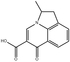 2-methyl-6-oxo-1,2-dihydro-6H-pyrrolo[3,2,1-ij]quinoline-5-carboxylic acid 구조식 이미지