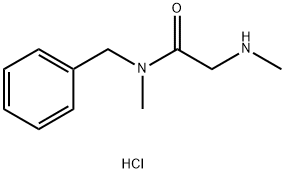 N-Benzyl-N-methyl-2-(methylamino)acetamidehydrochloride Structure