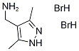 C-(3,5-Dimethyl-1H-pyrazol-4-yl)-methylaminedihydrobromide Structure