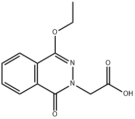 (4-Ethoxy-1-oxo-1H-phthalazin-2-yl)-acetic acid Structure