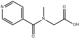 2-[Isonicotinoyl(methyl)amino]acetic acid Structure