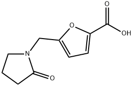 5-[(2-Oxo-1-pyrrolidinyl)methyl]-2-furoic acid Structure